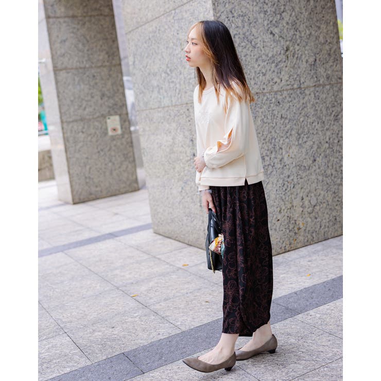 袖あき メッシュレイヤード プルオーバー | Frenchic | 詳細画像8 