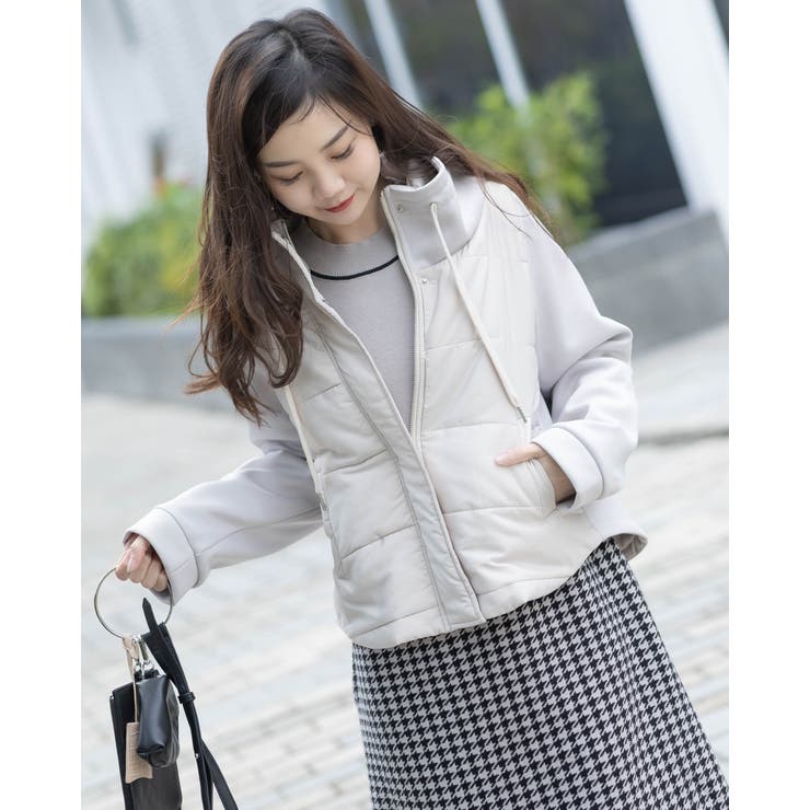 フード付き中わたアウター | Frenchic | 詳細画像5 