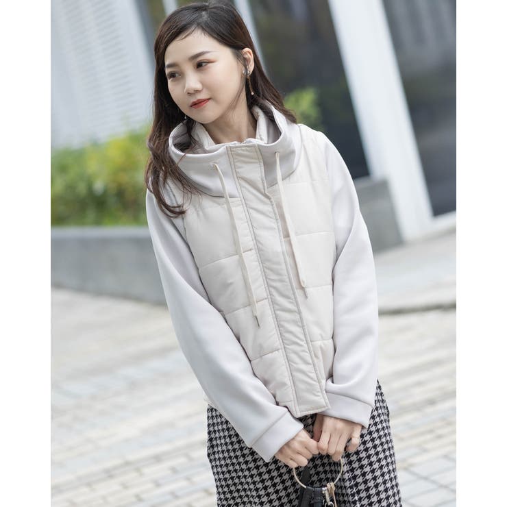 フード付き中わたアウター | Frenchic | 詳細画像6 