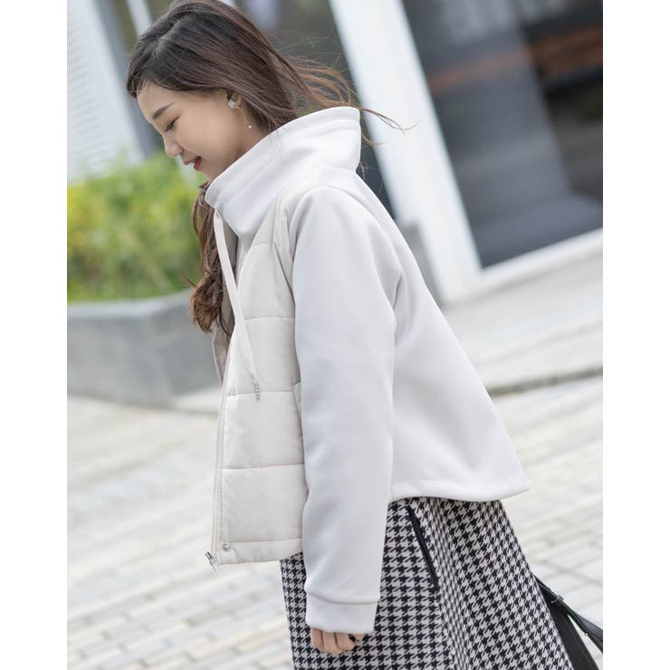 フード付き中わたアウター | Frenchic | 詳細画像8 