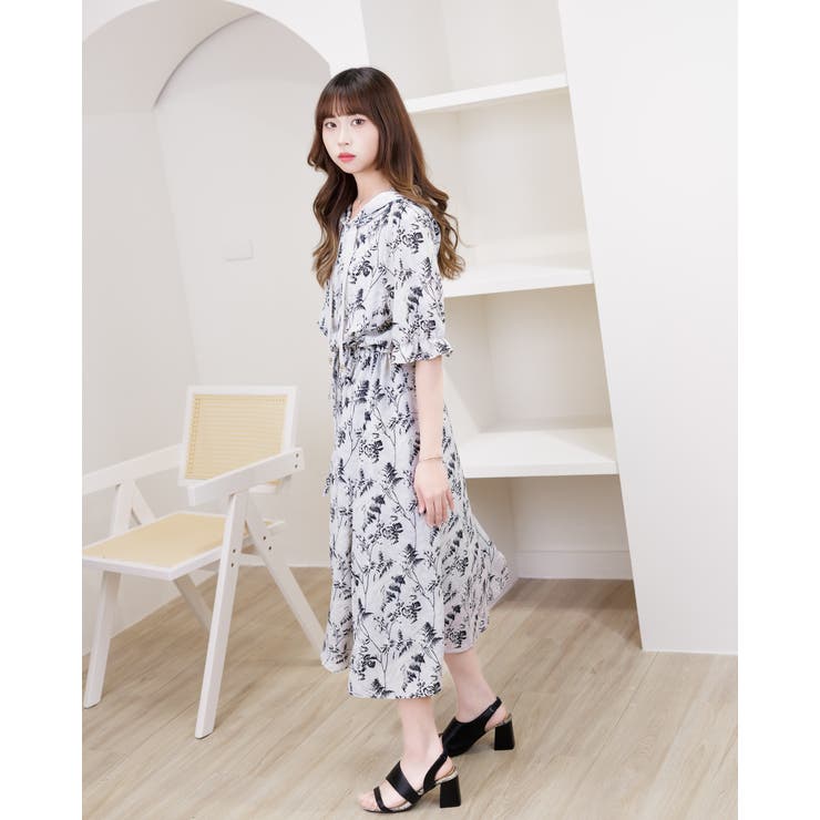 フード付きシフォンワンピ | Frenchic | 詳細画像3 