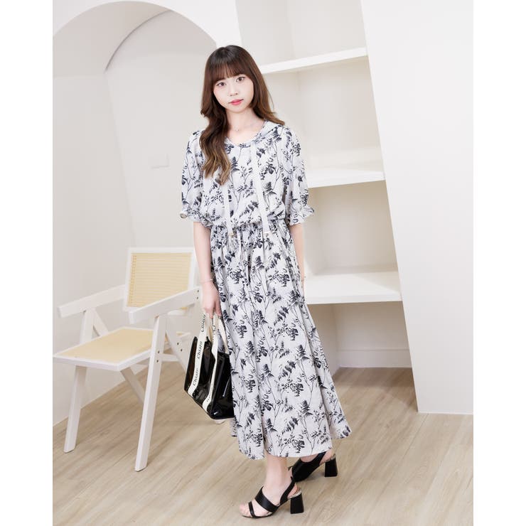 フード付きシフォンワンピ | Frenchic | 詳細画像7 