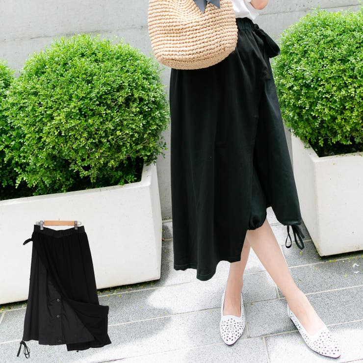 異素材ミックススカート レーディス ボトム | Frenchic | 詳細画像2 