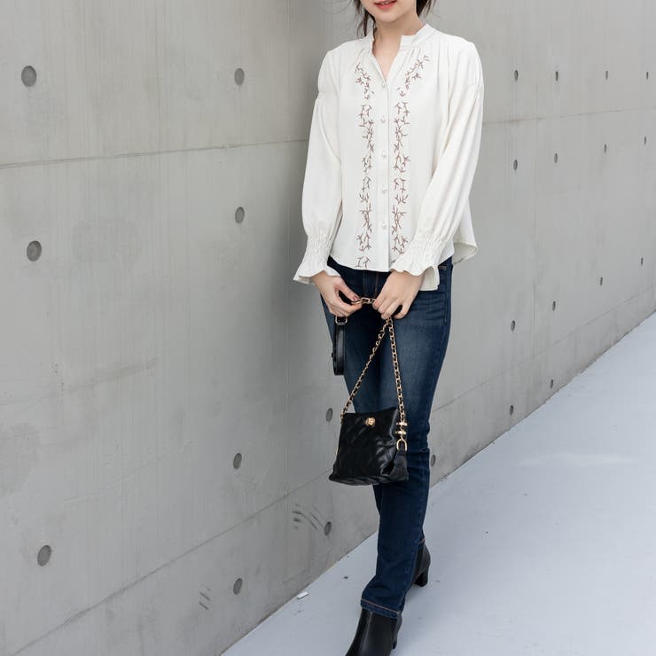 刺繍カーデトップス | Frenchic | 詳細画像11 