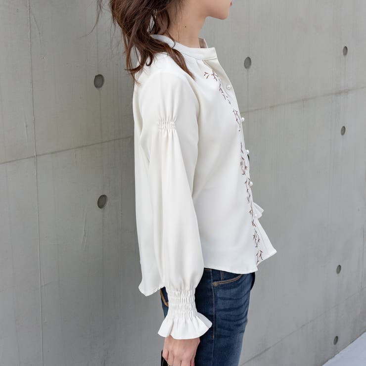 刺繍カーデトップス | Frenchic | 詳細画像2 