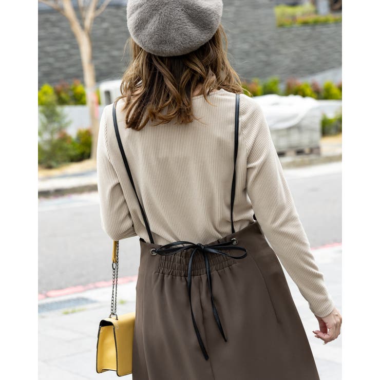 花柄刺繡リブニットトップス | Frenchic | 詳細画像6 