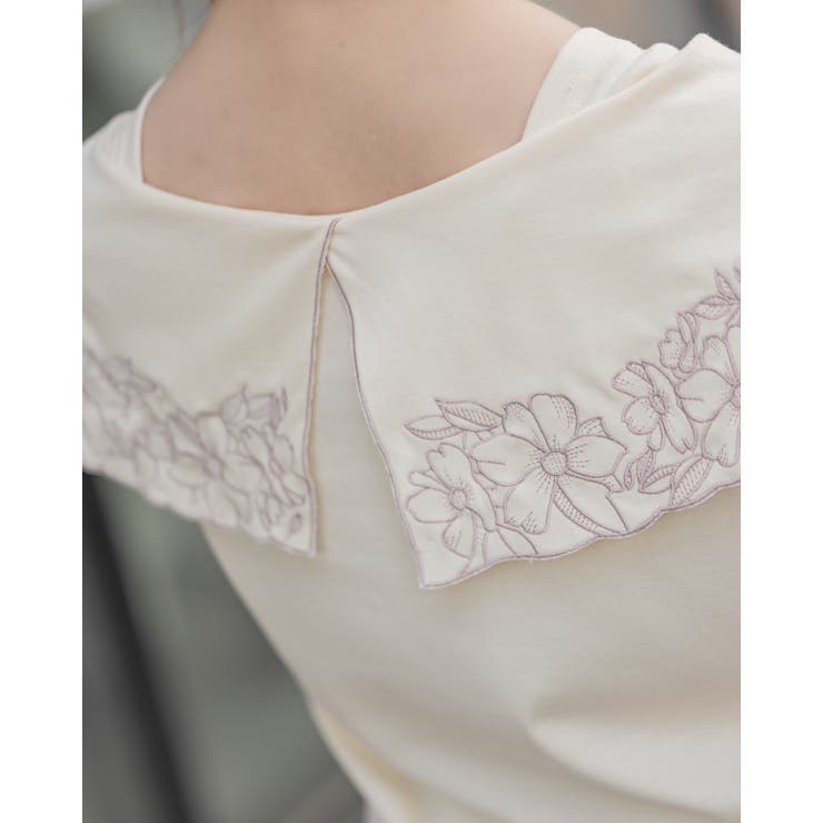 サイドボタン刺繍プルオーバー | Frenchic | 詳細画像13 