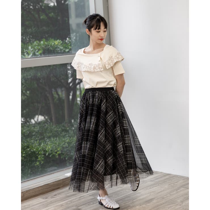 サイドボタン刺繍プルオーバー | Frenchic | 詳細画像6 