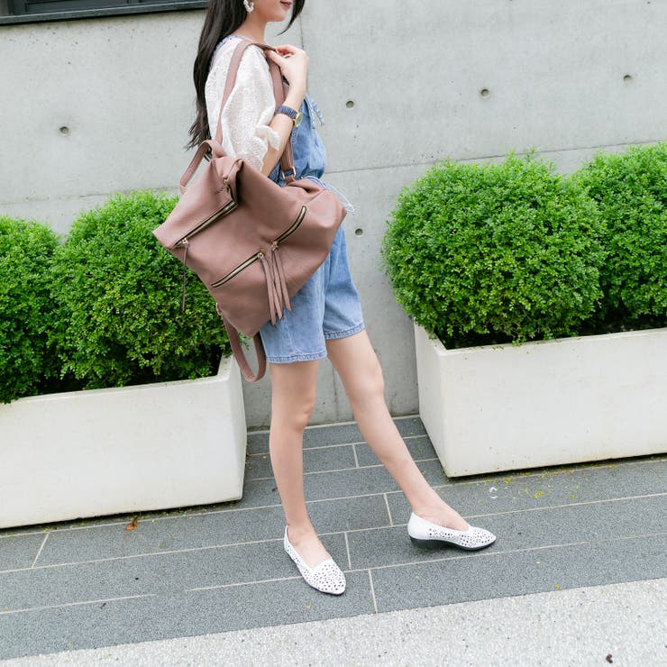 デニムショートサロペット レーディス パンツ | Frenchic | 詳細画像4 