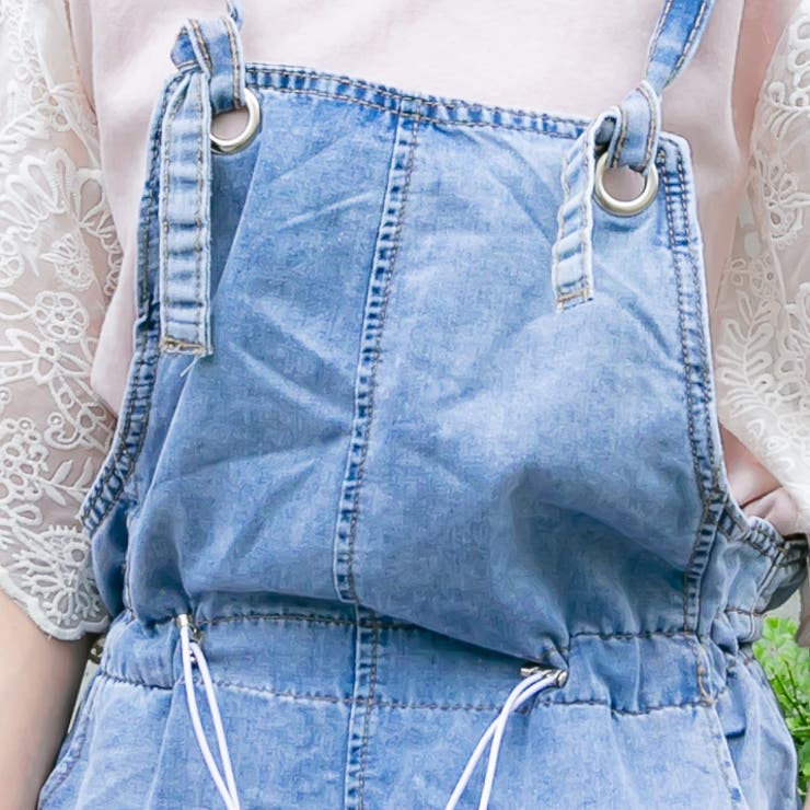 デニムショートサロペット レーディス パンツ | Frenchic | 詳細画像8 