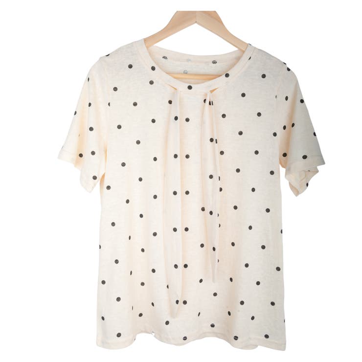 ゆったりドット柄Tシャツ レーディス 半袖 | Frenchic | 詳細画像9 