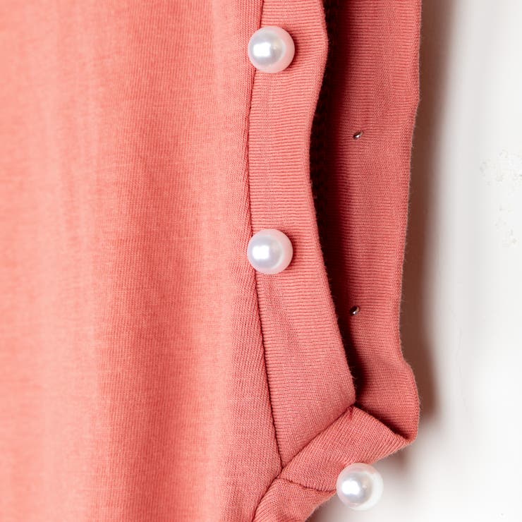 パール付き サマー ラビンTシャツ | Frenchic | 詳細画像8 
