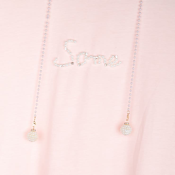 パールの紐付きブラウス レーディス 半袖 | Frenchic | 詳細画像10 