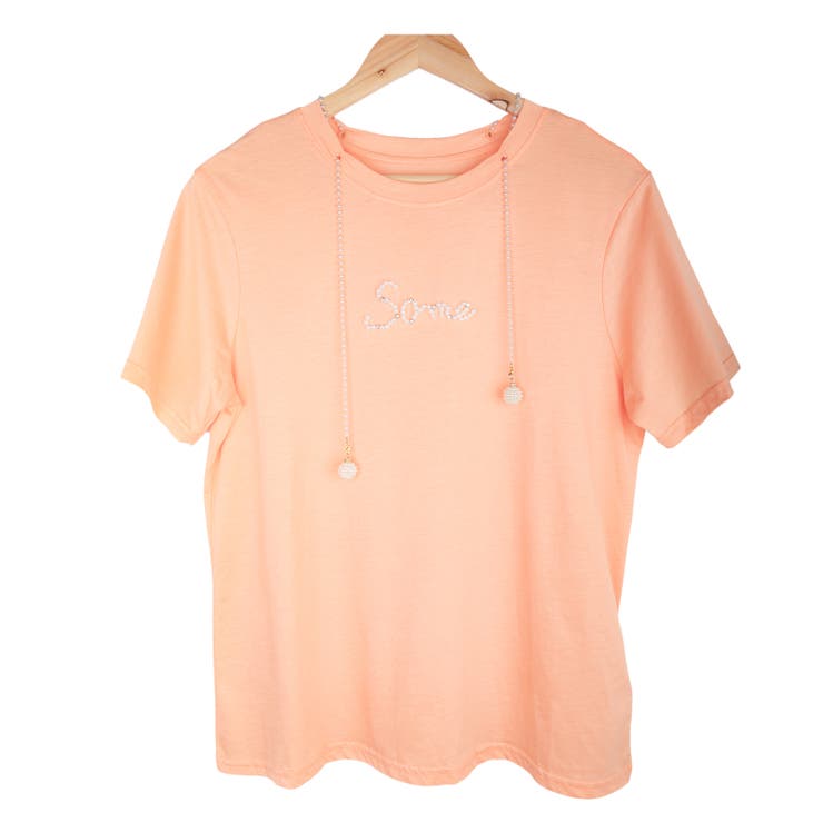 パールの紐付きブラウス レーディス 半袖 | Frenchic | 詳細画像11 