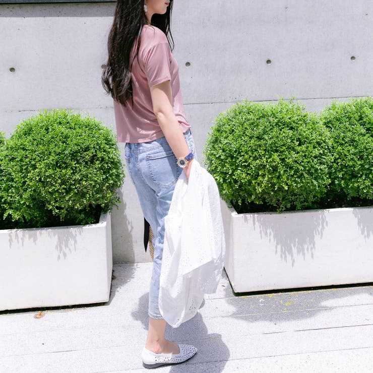 ボタンデザイン半袖トップス レーディス トップス | Frenchic | 詳細画像5 