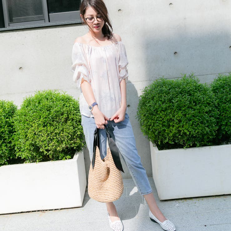 オフショルトップス レーディス 半袖 | Frenchic | 詳細画像6 