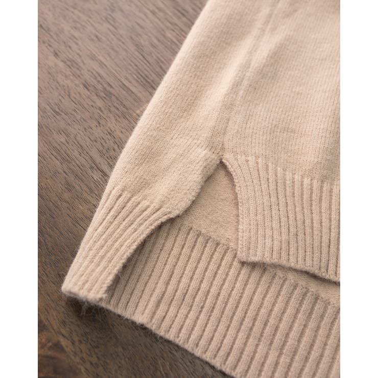 ショート丈 Vネック ケーブルニット | Frenchic | 詳細画像9 