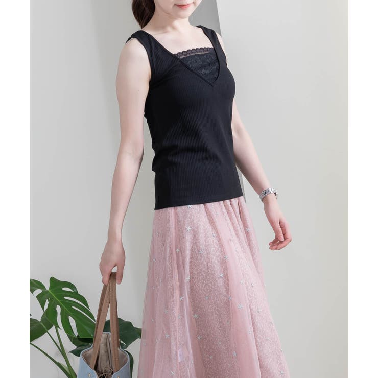 レースタンクトップ | Frenchic | 詳細画像10 