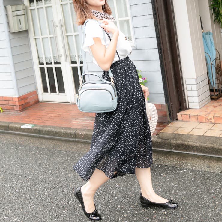 ドット柄サロペットワイドパンツ レーディス パンツ | Frenchic | 詳細画像10 