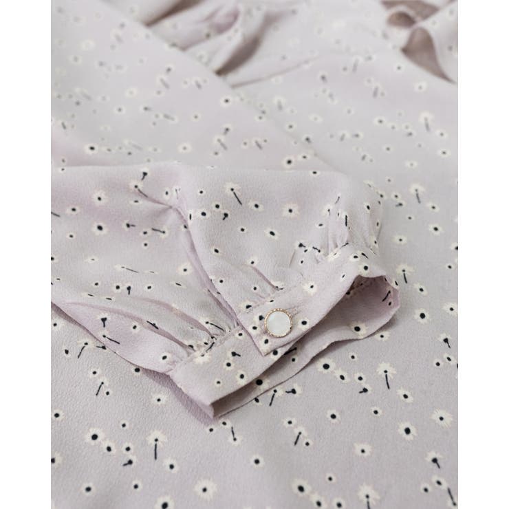 Vネックフリル花柄ブラウス | Frenchic | 詳細画像9 