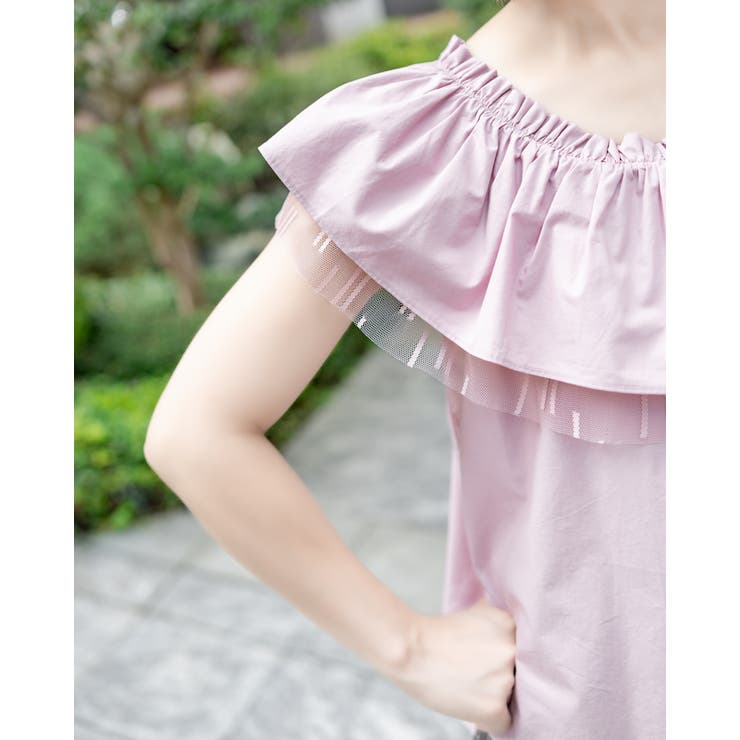 2WAYフリルオーバーデザイントップス | Frenchic | 詳細画像12 