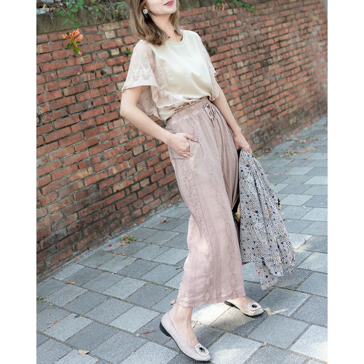 蝶々レーススリーブトップス レーディス フレアスリーブ | Frenchic | 詳細画像27 