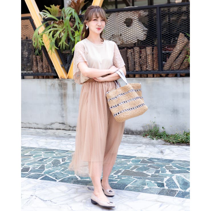 蝶々レーススリーブトップス レーディス フレアスリーブ | Frenchic | 詳細画像4 