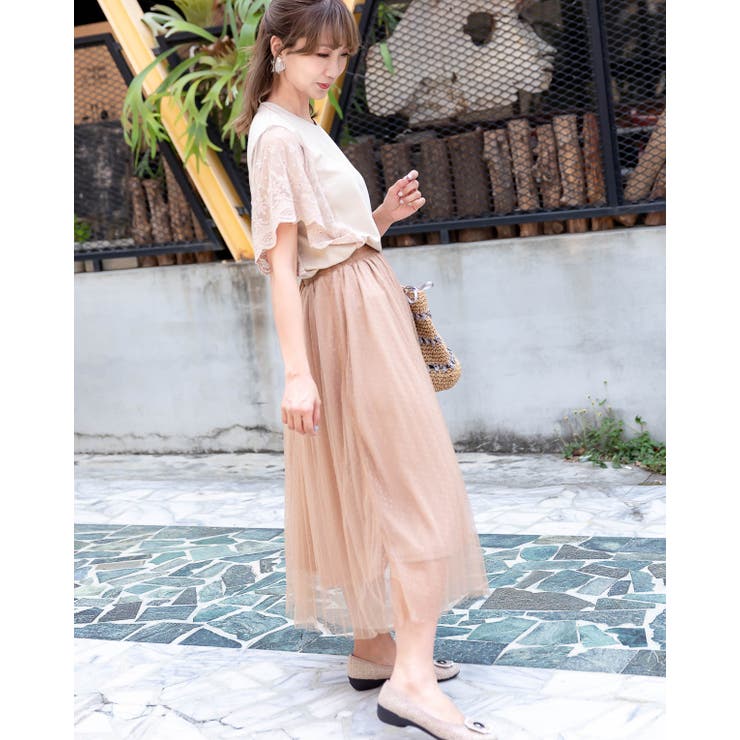 蝶々レーススリーブトップス レーディス フレアスリーブ | Frenchic | 詳細画像5 