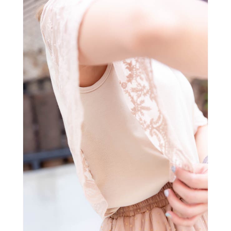 蝶々レーススリーブトップス レーディス フレアスリーブ | Frenchic | 詳細画像8 