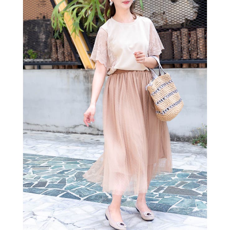 蝶々レーススリーブトップス レーディス フレアスリーブ | Frenchic | 詳細画像10 