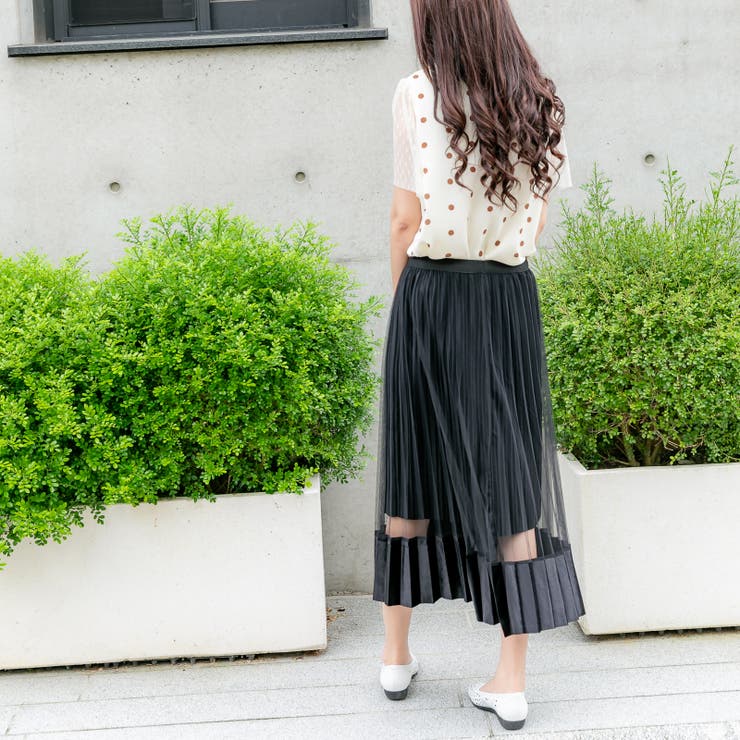 ハートレース袖ドットトップス レーディス 半袖 | Frenchic | 詳細画像9 