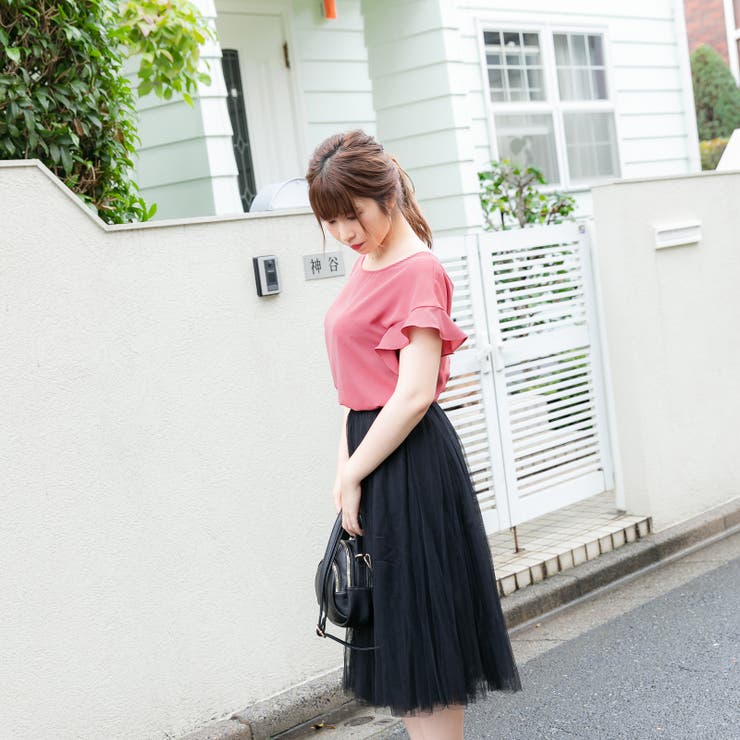 2Way 両面着れるフリルブラウス レーディス | Frenchic | 詳細画像13 