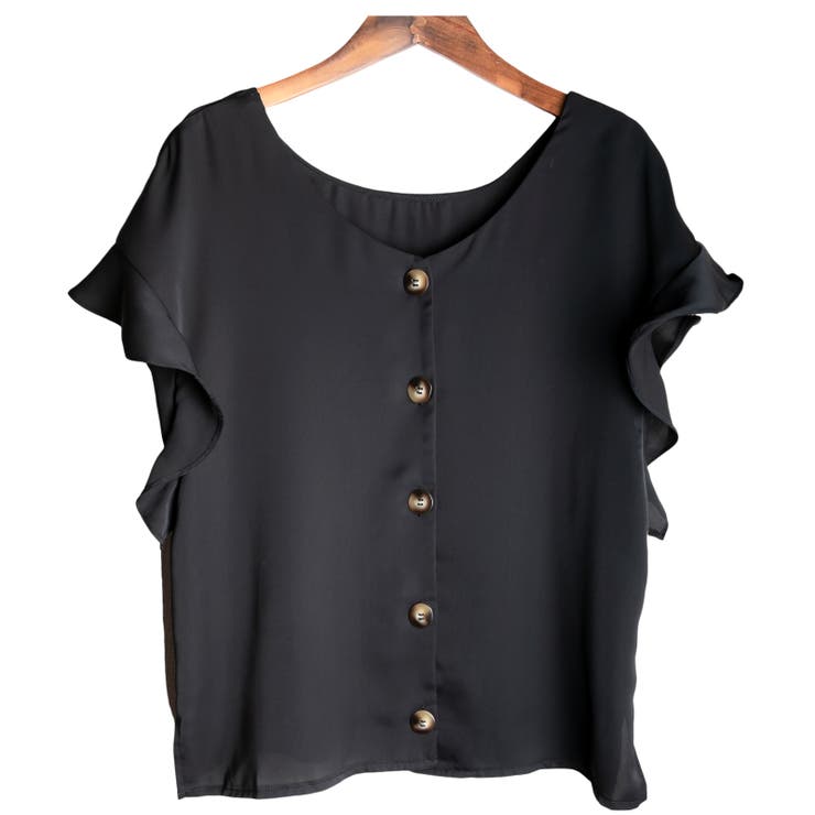 2Way 両面着れるフリルブラウス レーディス | Frenchic | 詳細画像17 