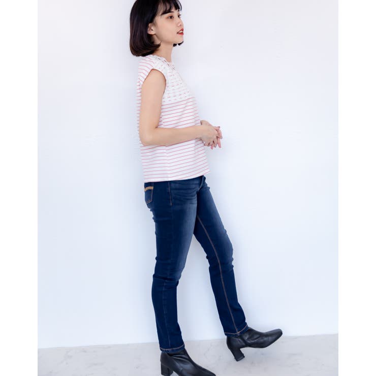 レース２ＷＡＹカットソー レーディス ノースリーブ | Frenchic | 詳細画像20 