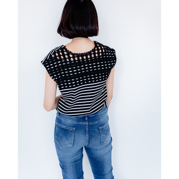 レース２ＷＡＹカットソー レーディス ノースリーブ | Frenchic | 詳細画像10 