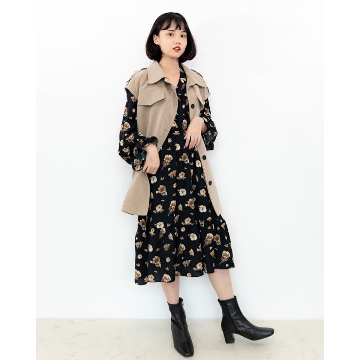 ミドル丈ノースリーブジレ レーディス ノースリーブ | Frenchic | 詳細画像8 