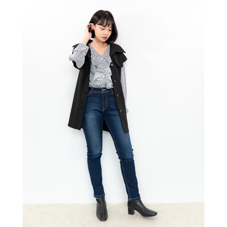 ミドル丈ノースリーブジレ レーディス ノースリーブ | Frenchic | 詳細画像15 