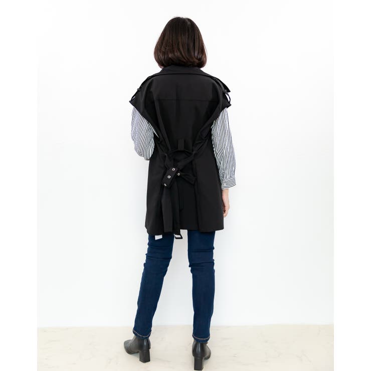 ミドル丈ノースリーブジレ レーディス ノースリーブ | Frenchic | 詳細画像19 