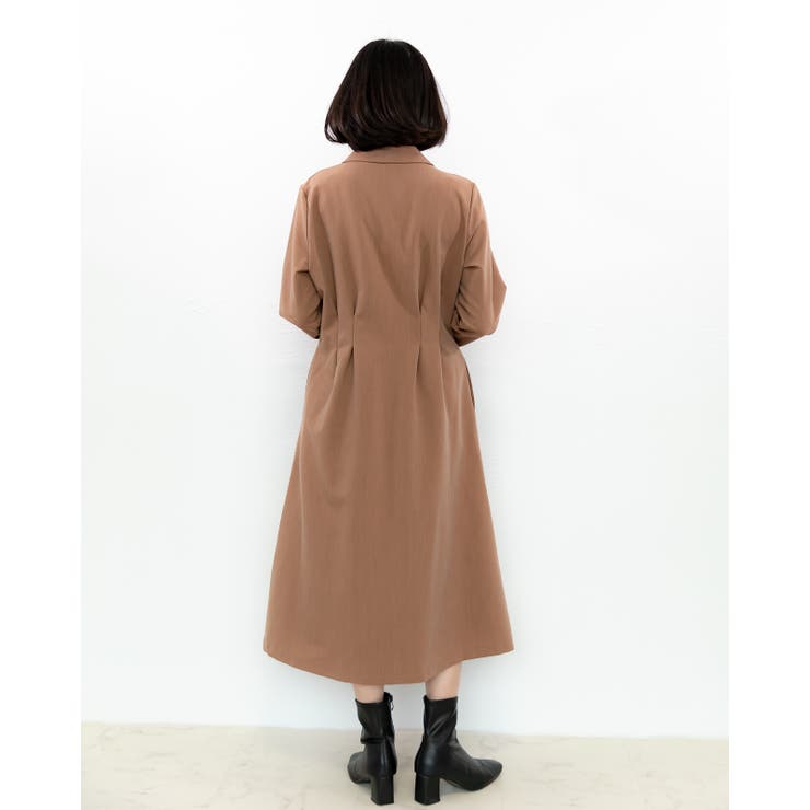 タック入りロングコート レーディス 長袖 | Frenchic | 詳細画像10 