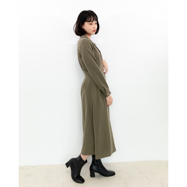 タック入りロングコート レーディス 長袖 | Frenchic | 詳細画像15 