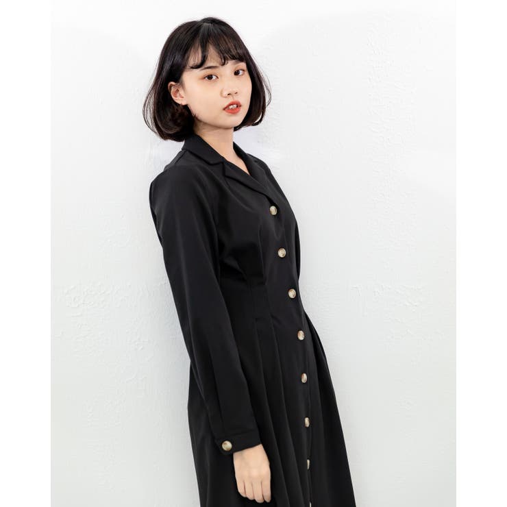 タック入りロングコート レーディス 長袖 | Frenchic | 詳細画像20 