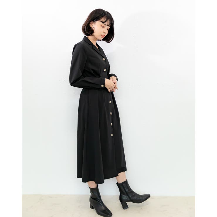 タック入りロングコート レーディス 長袖 | Frenchic | 詳細画像21 