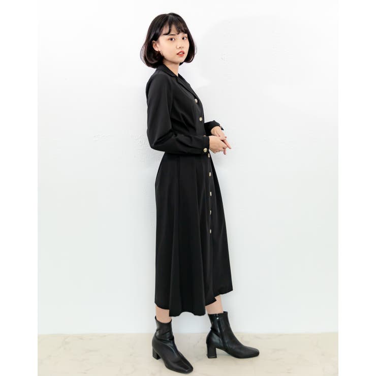 タック入りロングコート レーディス 長袖 | Frenchic | 詳細画像22 