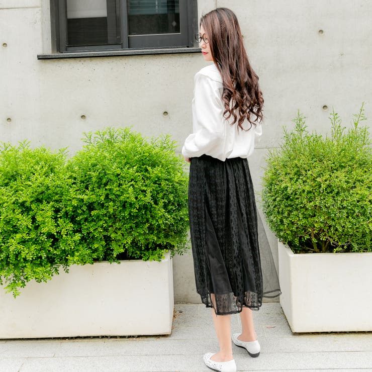 大襟パールボタンブラウス 春夏秋冬 オールシーズン | Frenchic | 詳細画像8 