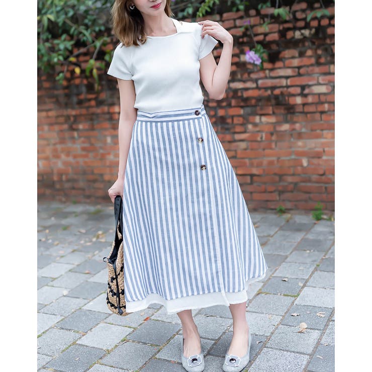 リブニット半袖カットソー レーディス 半袖 | Frenchic | 詳細画像11 