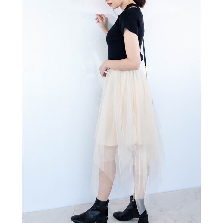 リブニット半袖カットソー レーディス 半袖 | Frenchic | 詳細画像21 