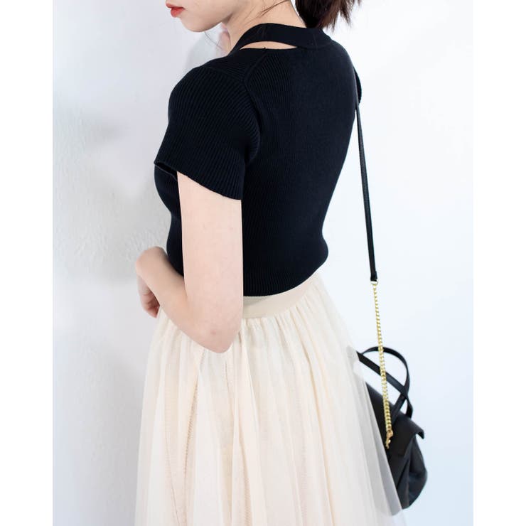 リブニット半袖カットソー レーディス 半袖 | Frenchic | 詳細画像6 