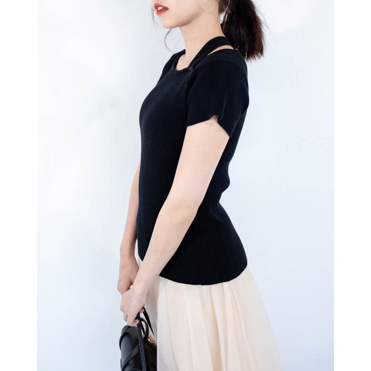 リブニット半袖カットソー レーディス 半袖 | Frenchic | 詳細画像8 