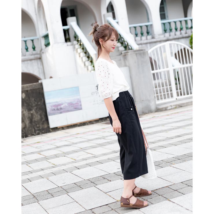 カットワークレース花刺繡スリーブトップス レディースファッション通販 花柄ブラウ… | Frenchic | 詳細画像15 