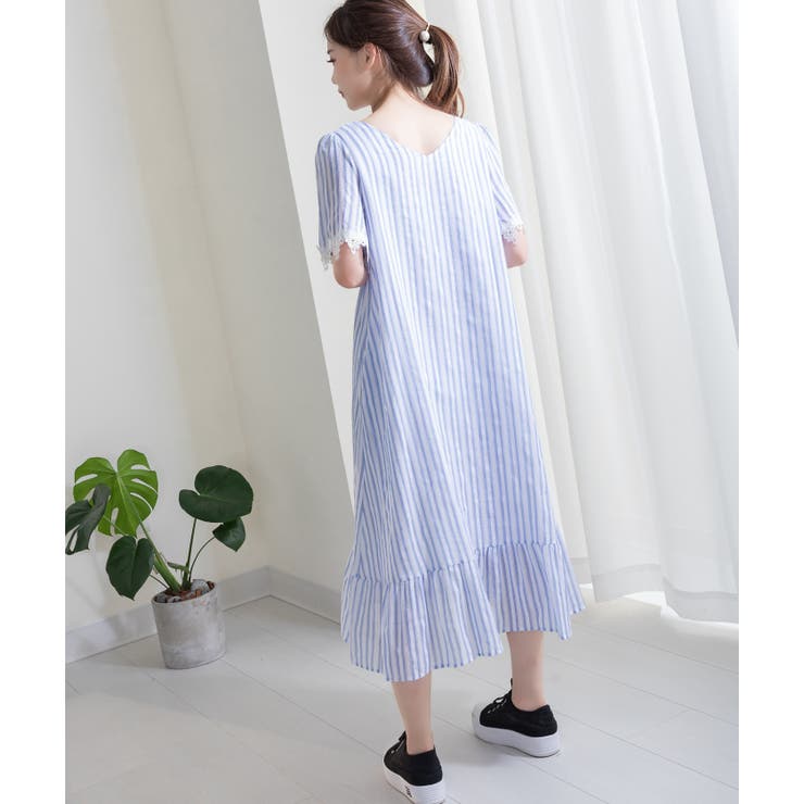 2WAY ストライプ柄ワンピース レディースファッション通販 | Frenchic | 詳細画像14 